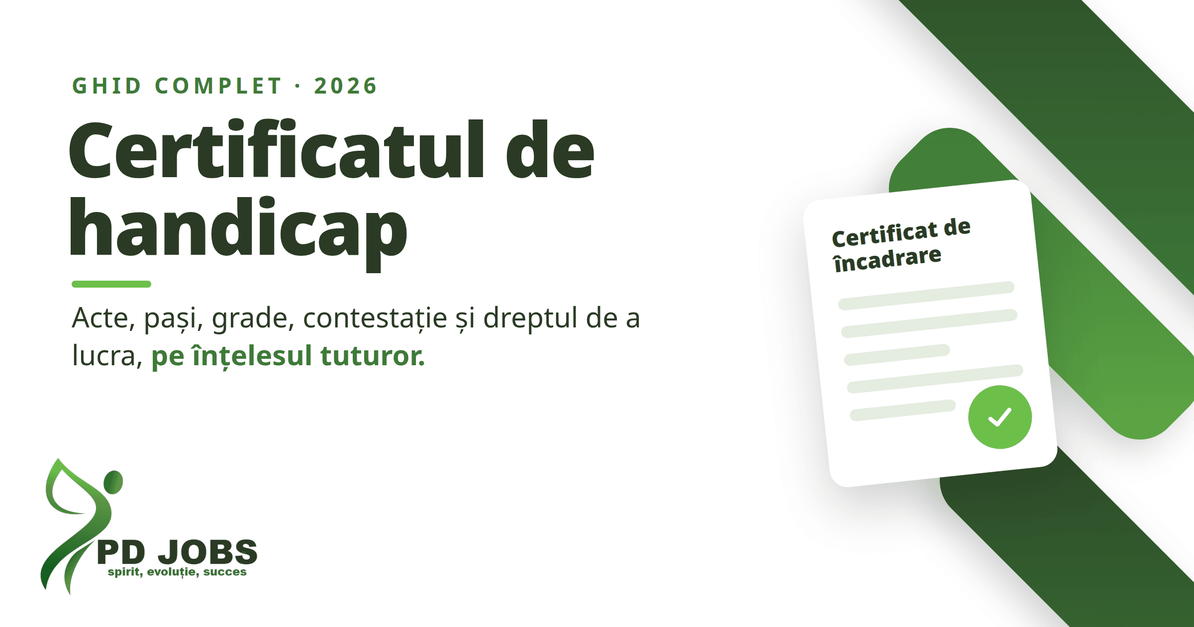 Certificatul de handicap: ghid complet, pe înțelesul tuturor (2026)